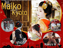 Tablet Screenshot of maiko-kyoto.jp